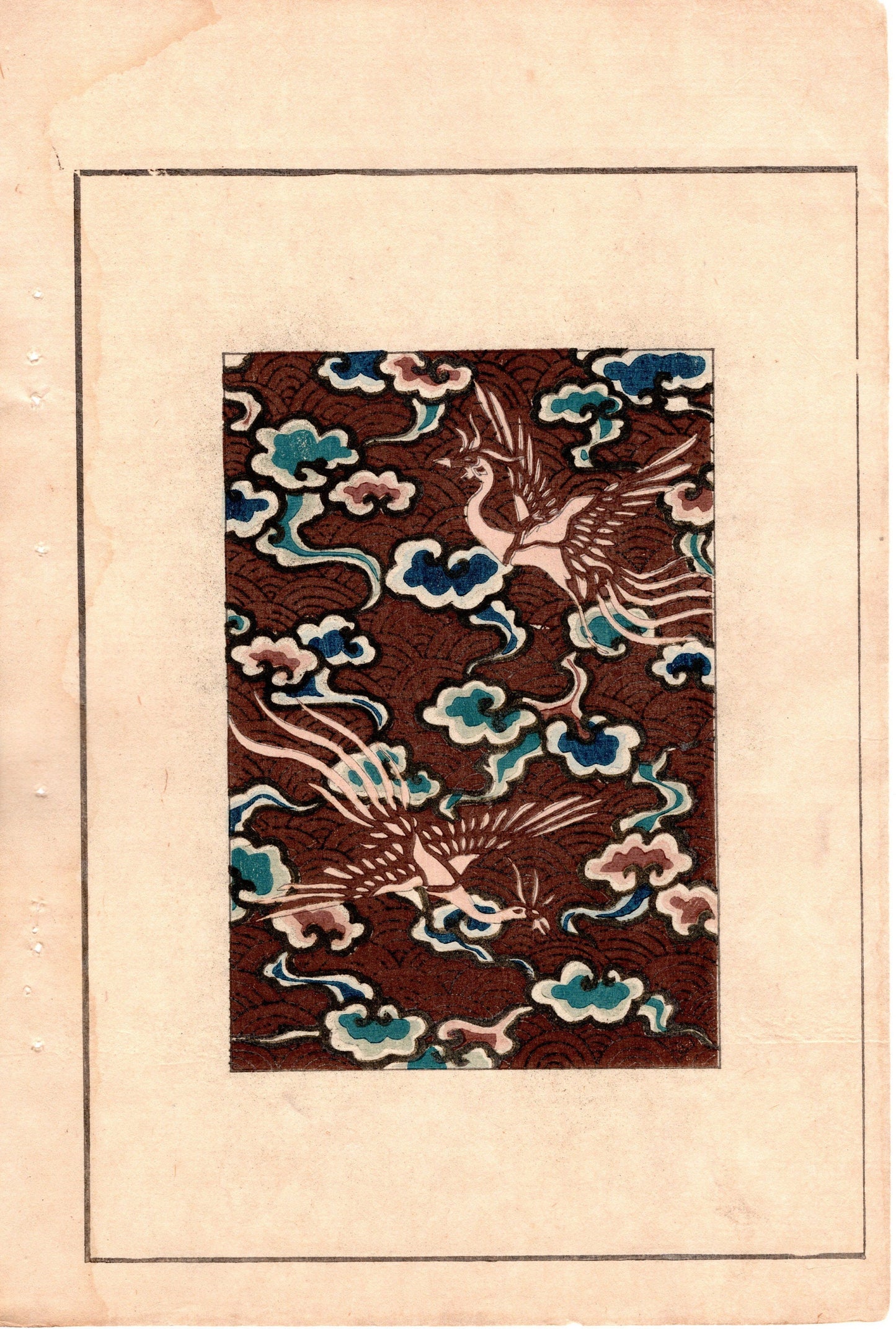 Around 1900, Bijutsukai 3, Antique Japanese print, Kimono Design.