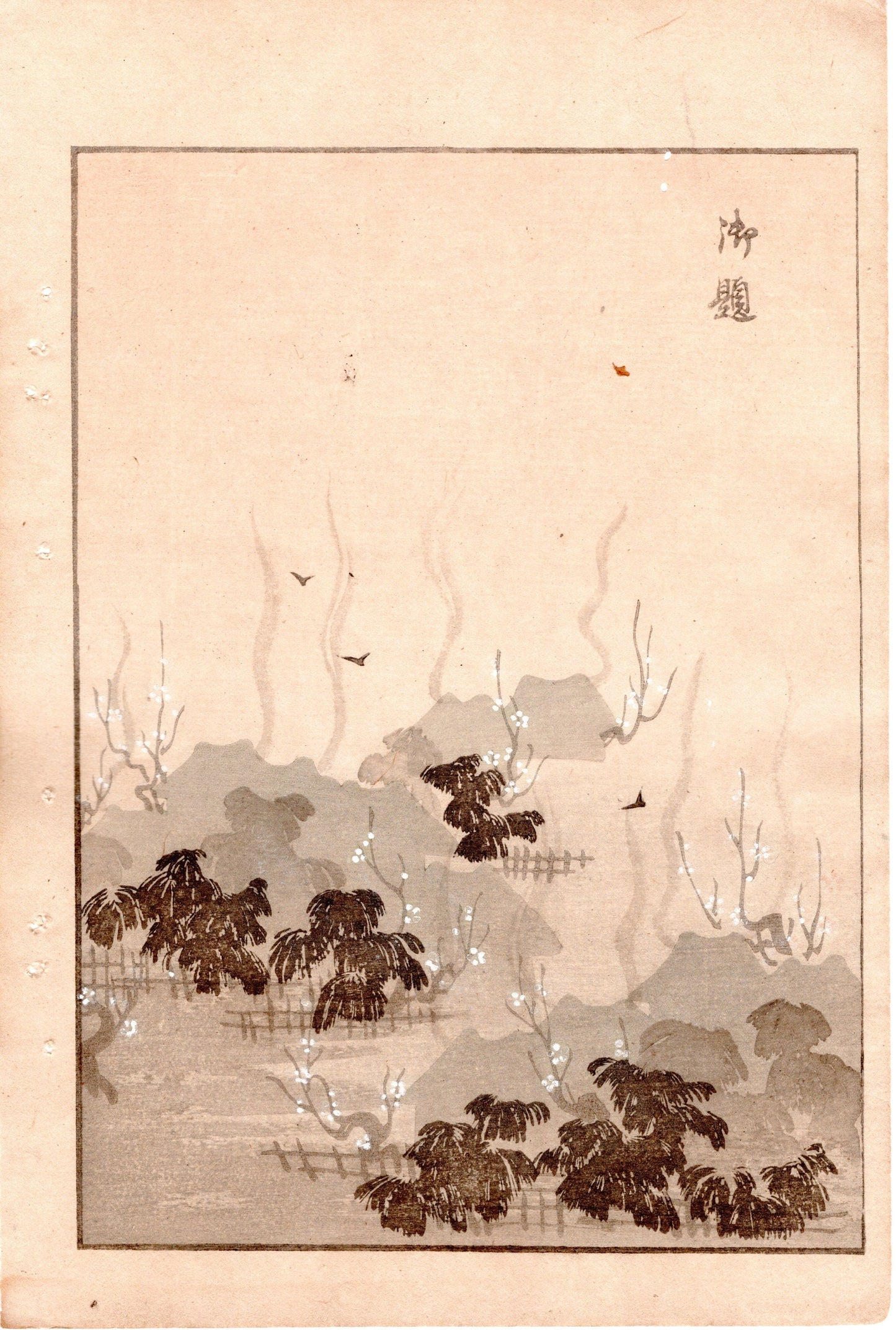 Around 1900, Bijutsukai 4, Antique Japanese print, Kimono Design.