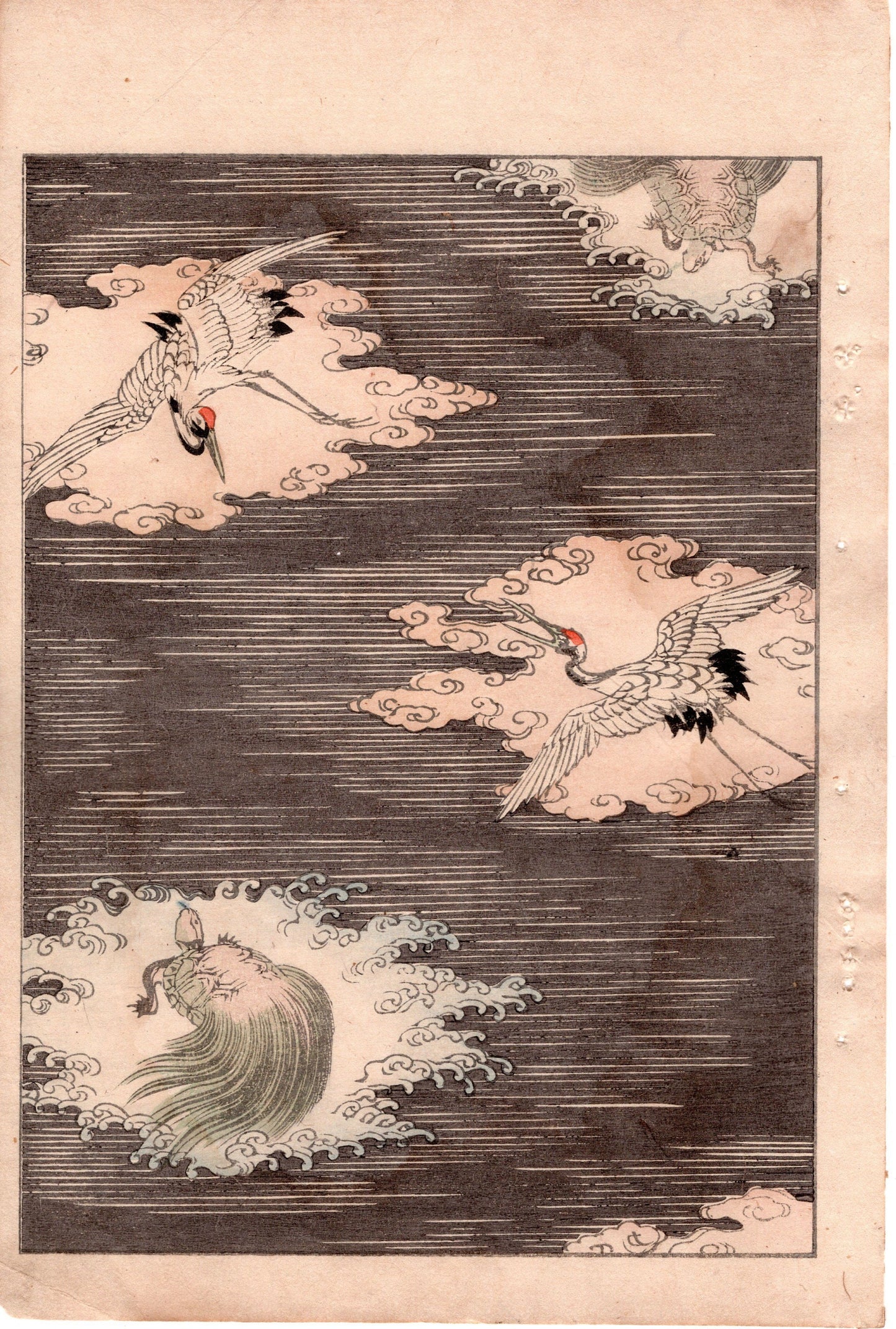 Around 1900, Bijutsukai 3, Antique Japanese print, Kimono Design.