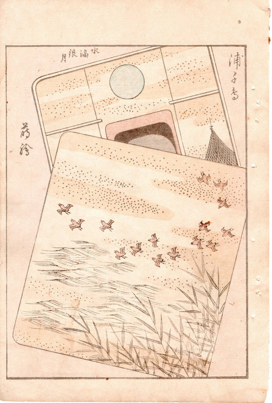 Around 1900, Bijutsukai 4, Antique Japanese print, Kimono Design.