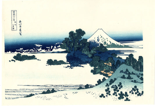 Hokusai, "Shichiri beach in Sagami Province"