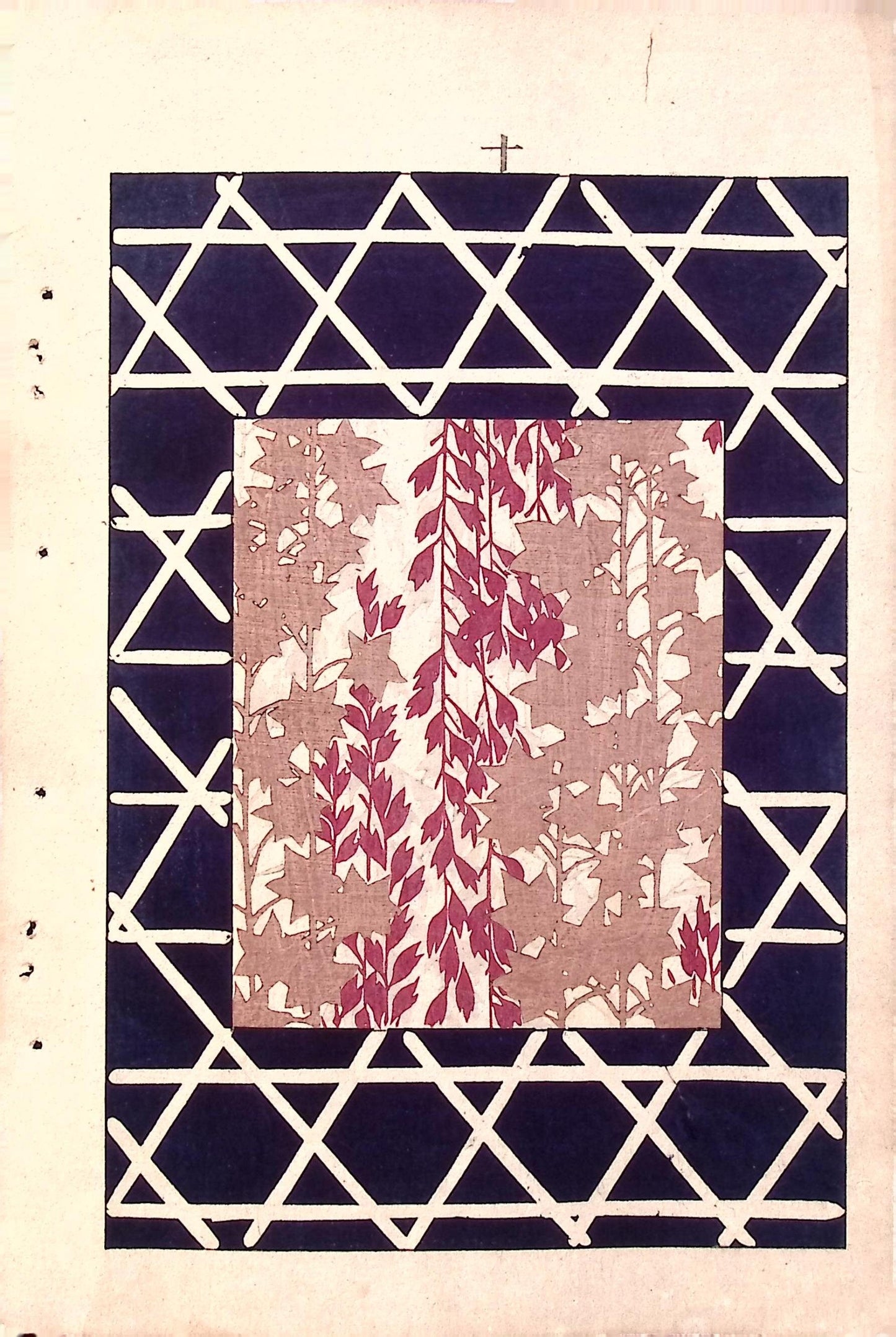 Around 1900, Bijutsukai 6, Antique Japanese print, Kimono Design.
