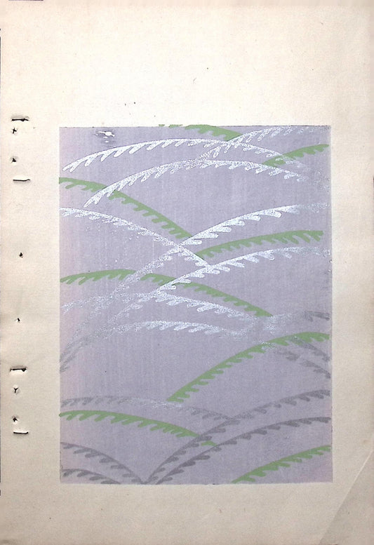Around 1900, Bijutsukai 8, Antique Japanese print, Kimono Design.