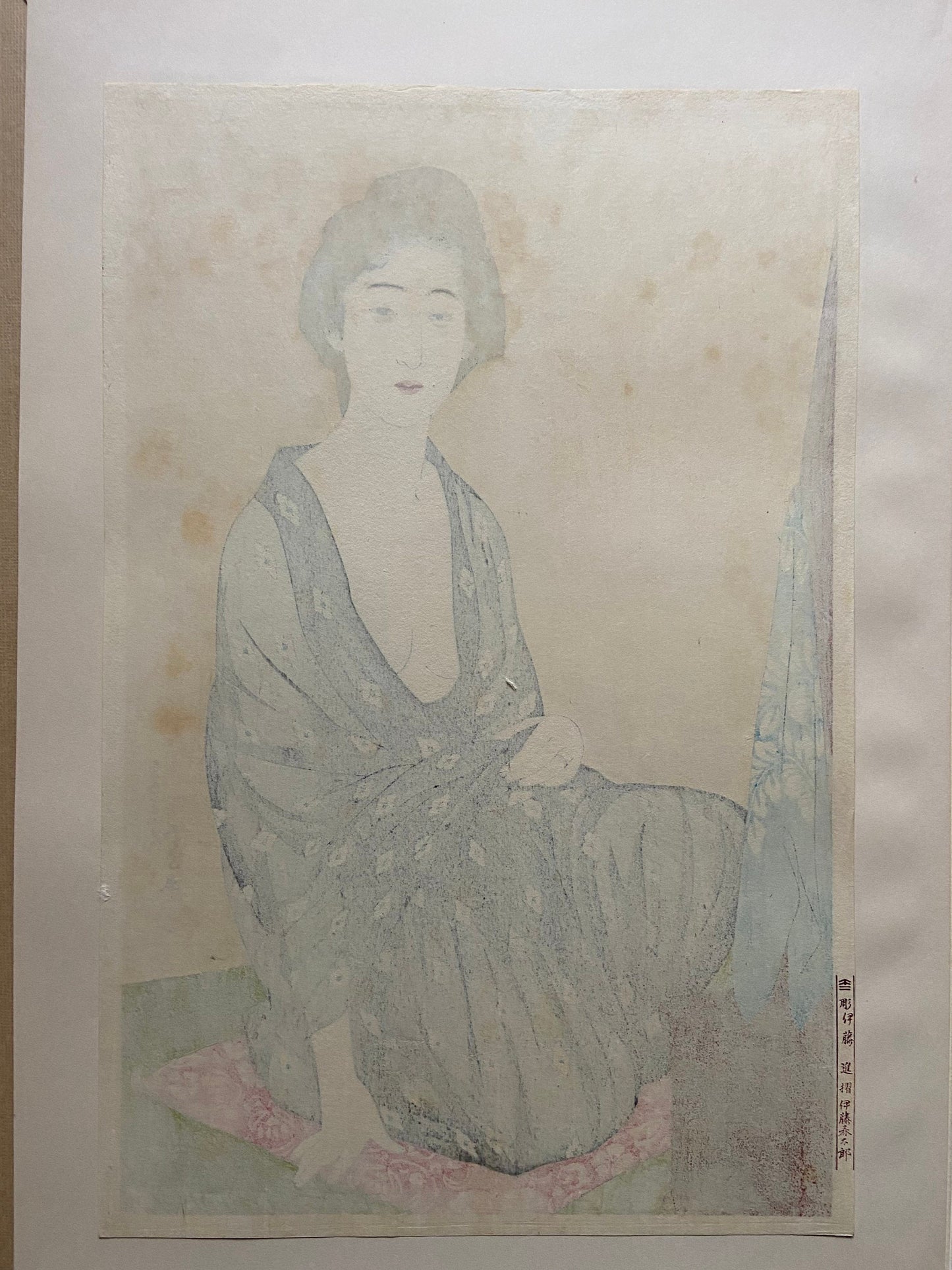 Hashiguchi Goyo, "Woman in Summer Robe"