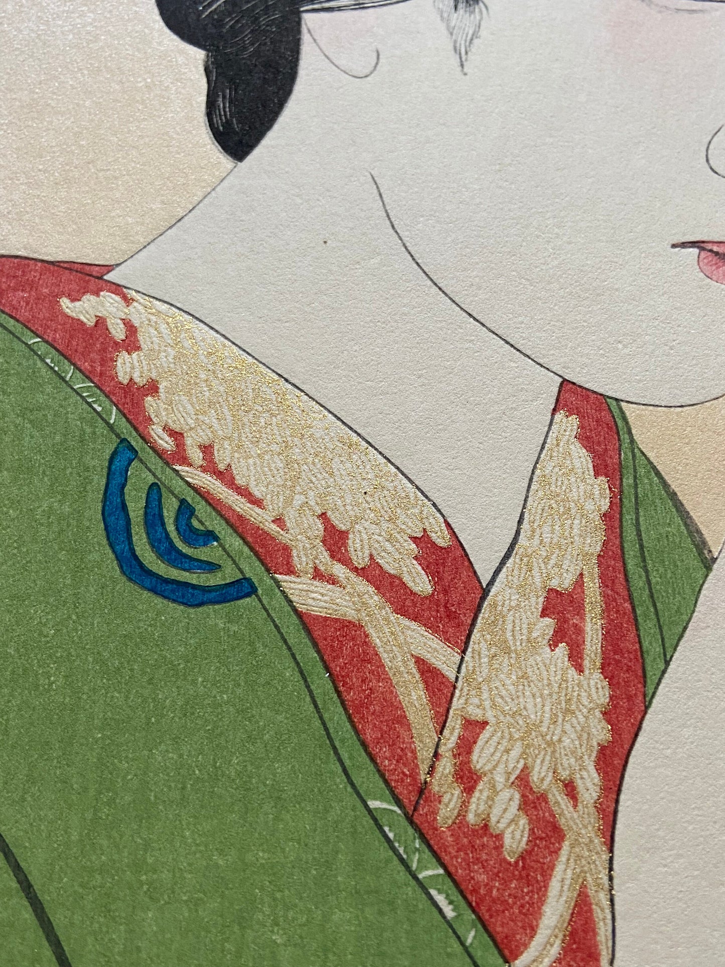 Hashiguchi Goyo, "Girl with Lipstick"