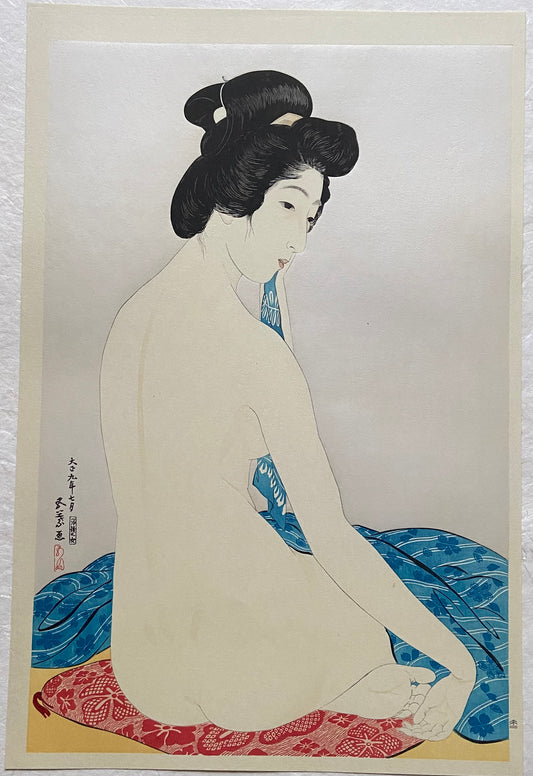 Hashiguchi Goyo, "Woman After the Bath"