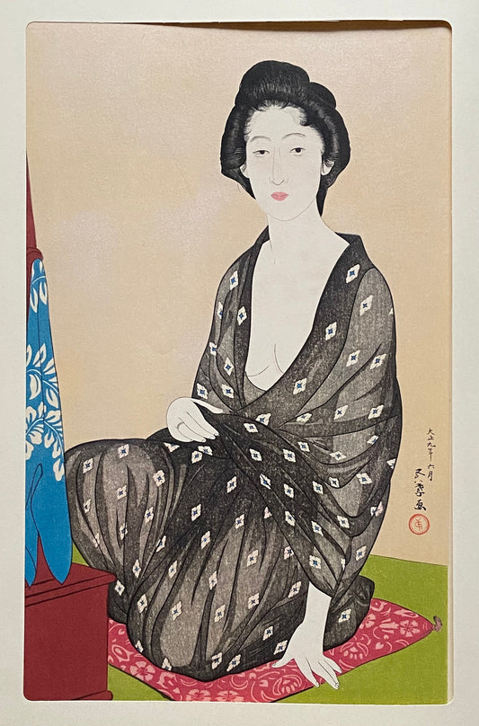 Hashiguchi Goyo, "Woman in Summer Robe"