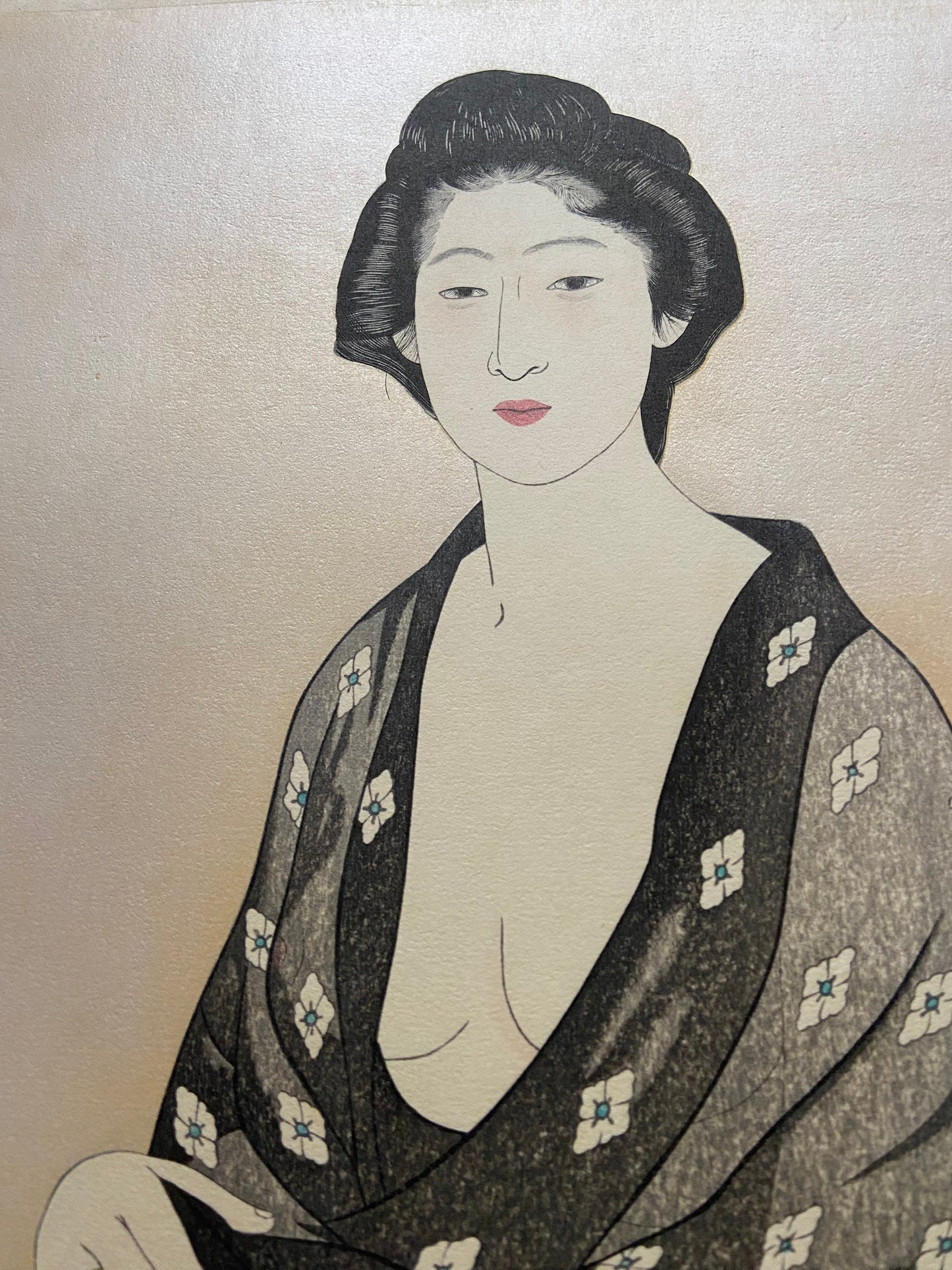 Hashiguchi Goyo, "Woman in Summer Robe"