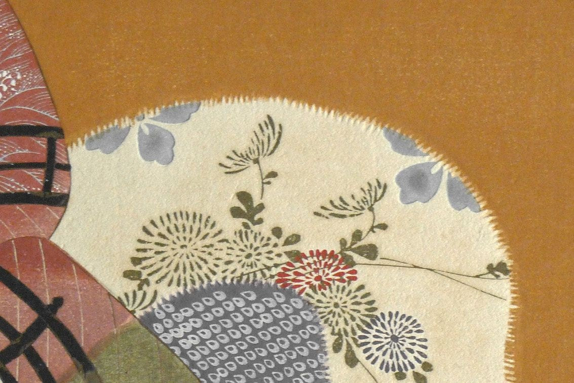 1932, Japanese antique woodblock print, Design, Pattern, Tameji collected works 5